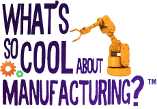 What's So Cool About Manufacturing Logo